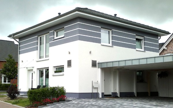 Stadtvilla - klassich mit WDVS + Carportanbau Stadtvilla - klassich mit WDVS + Carportanbau